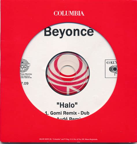 Beyoncé Halo 2009 Cdr Discogs