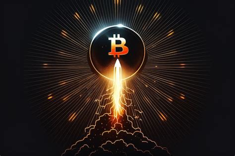 Premium Photo Rocket Launcher In The Bitcoin Logo Represents