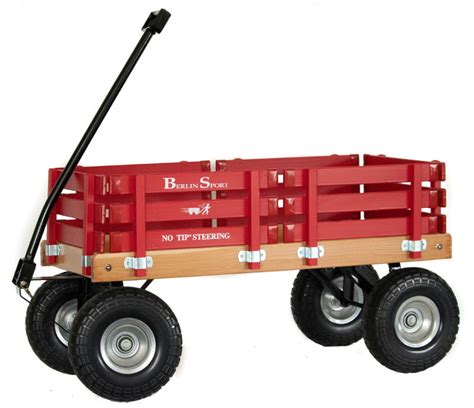 Amish Made All Terrain Red Wagon Premier Wagons