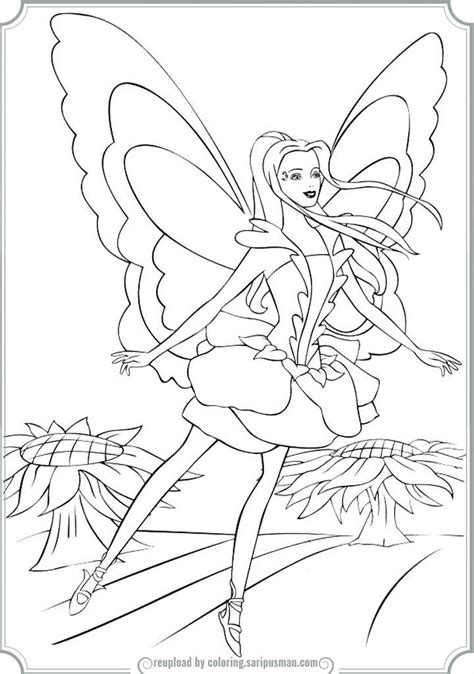 Barbie is available in numerous avatars throughout the world this website brings you a fine collection of barbie coloring pages that will allow your kid to develop his or her artistic potential. Barbie Fairy Princess Coloring Pages - Coloring Home