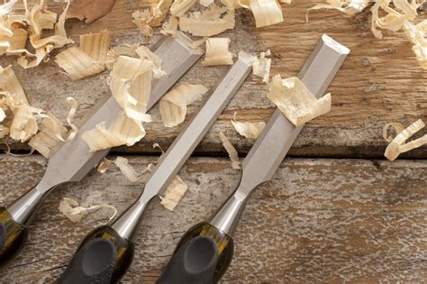 Free Stock Photo 11076 Set Of Three Woodworking Chisels Freeimageslive