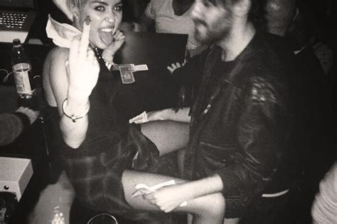 Miley Cyrus Tweets Raunchy Pic With Mystery Man Page Six