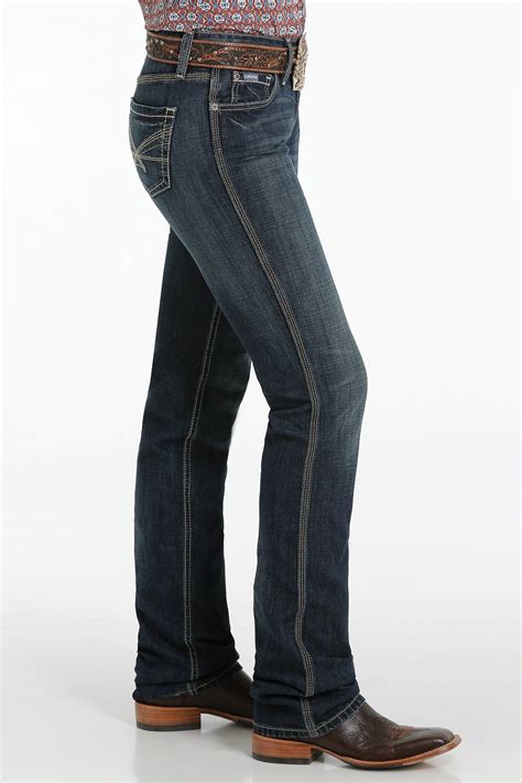Cinch Jeans Womens Shannon Slim Fit Jean Dark Stonewash
