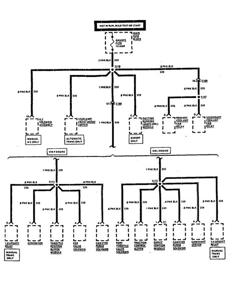 1984 Corvette Fuse Box Diagram