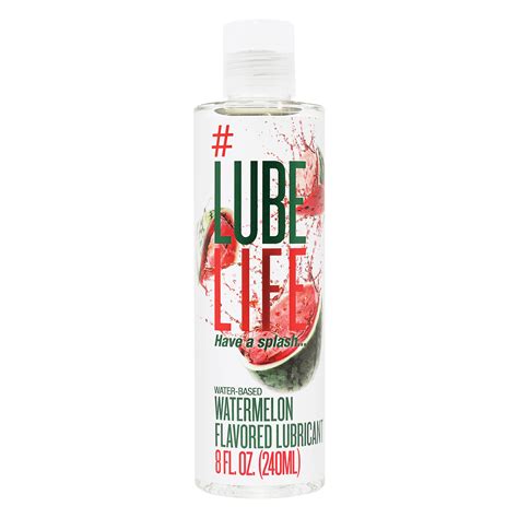 Lubelife Water Based Watermelon Flavored Lubricant Personal Lube For Men Women And Couples