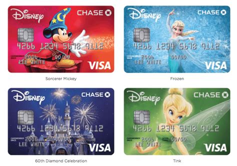 Disney Chase Debit Card Designs 2020