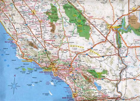 Southern California Map From Kolovrat 5 Ameliabd Map Of