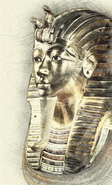 Ancient Egyptian Pharaoh Tutankhamun Art Sculpture Lagoagriogobec