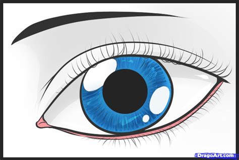 How To Draw An Easy Eye Step By Step Eyes People Free Online