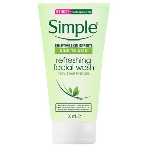 Buy Simple Refreshing Facial Wash 150ml Online In The Uae Binsina