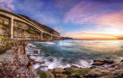 Sea Cliff Bridge At Dawn By Rod Kashubin On 500px With Images Sea Cliff Bridge