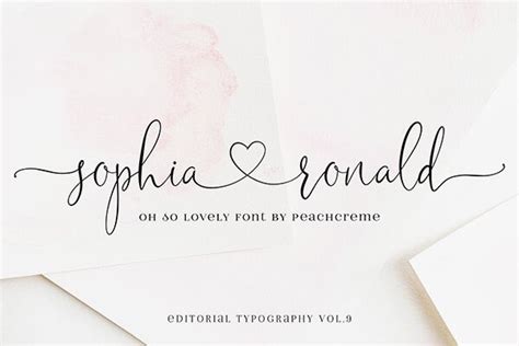 25 Wedding Fonts With A Romantic Touch The Designest