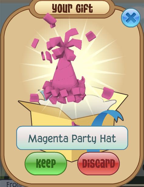 Rare Hot Magenta Party Hat Animal Jam Classic Wiki Fandom