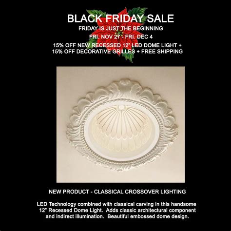 Shop with afterpay on eligible items. Black Friday Sale 12" LED Dome Light | Beaux-Arts Classic ...