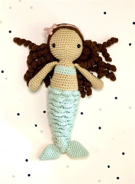Amigurumi Mermaid Mermaid Doll Mermaid Stuffie Etsy