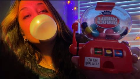 Dubble Bubble Gum Slot Machine 🎰 Asmr Intense Gum Chewing And Blowing