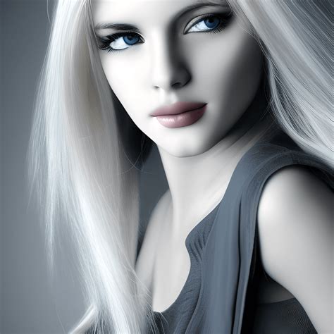 Beautiful Blonde Woman Incredibly Detailed Real Photograph · Creative Fabrica