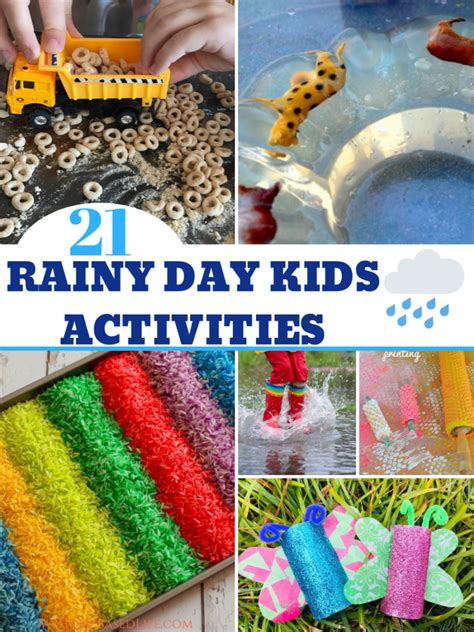 25 Rainy Day Kids Activities To Keep Them Entertained