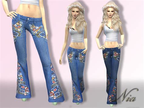 Sims 4 Cc Flare Jeans