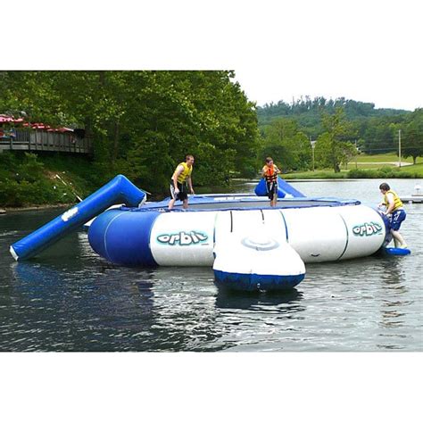Shop Aviva 20 Foot Orbit Floating Trampoline Free Shipping Today