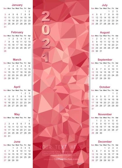 210 2021 Calendar Free Vectors Free Images 123freevectors