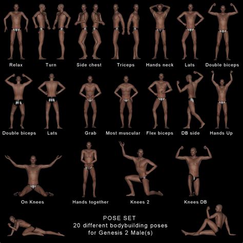 Check spelling or type a new query. Bodybuilding poses for G2 males 3D Figure Assets aldebaran086