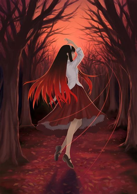Forest Lunar Legend Tsukihime Tohno Akiha Anime 720p Anime Girls