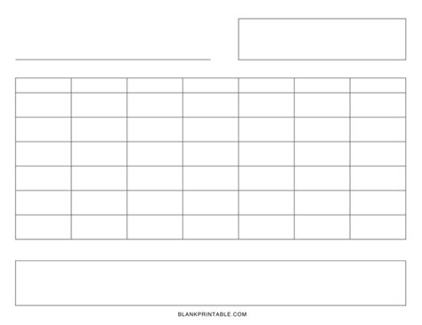 Blank Monthly Calendar Printable Free One Month Planner Template