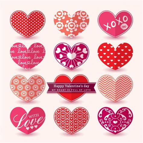 Collection Of Hearts Eps Vector Uidownload