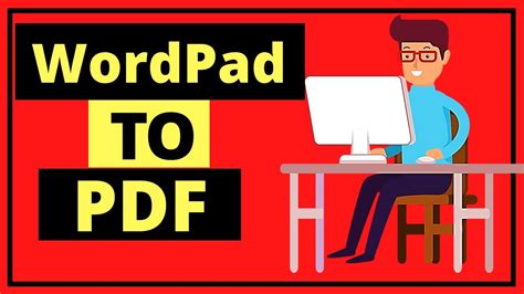 How To Convert Wordpad To Pdf Youtube