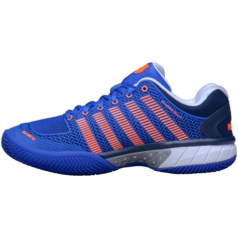 Parts like data privacy, costs and payments, delivery conditions, returns and customer service are checked regularly. K-Swiss Mens Hypercourt Express Tennis Shoes - Blue/Orange ...