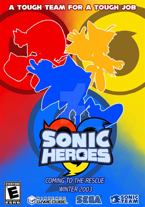 Sonic Heroes Vector Poster By Ssjsophia On Deviantart
