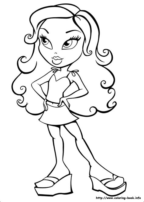 Bratz 32439 Cartoons Free Printable Coloring Pages