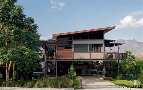 Modern Tropical House Living Asean