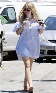 Dakota Fanning Shows Off Her Toned Legs As She Runs Errands In New York