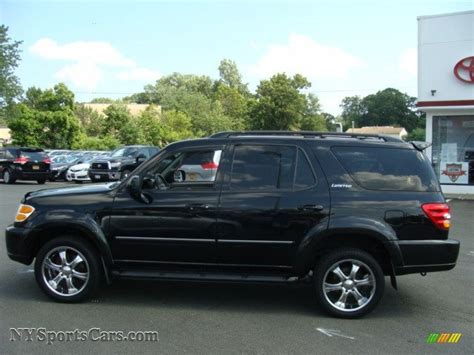 2002 Toyota Sequoia Limited 4wd In Black Photo 7 113110
