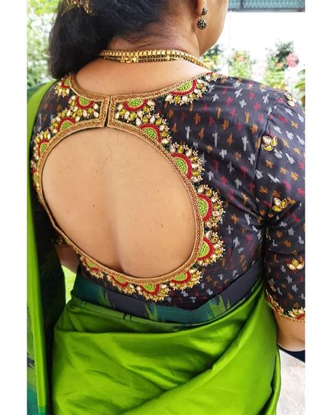 Silk Saree Blouse Back Neck Designs For South Indian Bride K Fashion