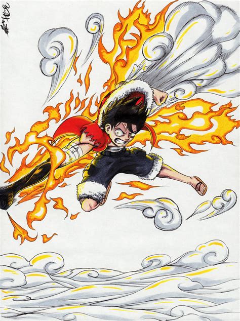 Monkey D Luffy One Piece Fan Art By Lordguyis On Deviantart
