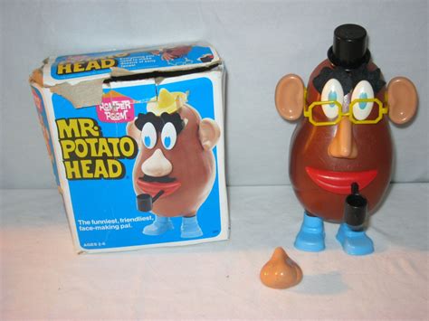 Vintage Mr Potato Head Toy Original Box Etsy Mr Potato