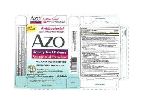 Azo Urinary Tract Defense Antibacterial Protection Tablet I Health Inc