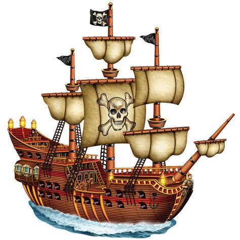 Cartoon Pirate Ships