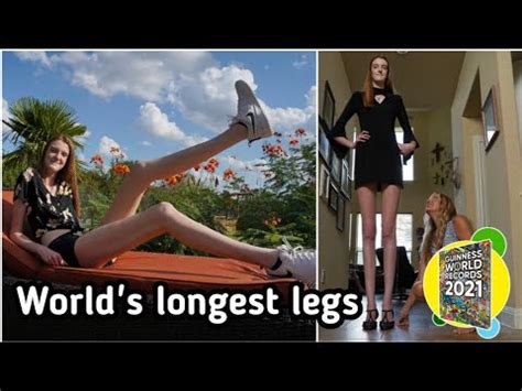 The World S Longest Legs Guinness World Record YouTube