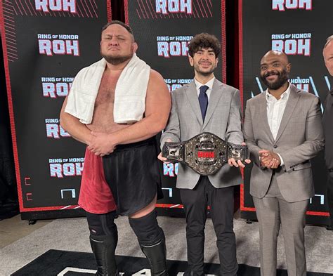 Samoa Joe Presented With New Roh World Television Championship Se