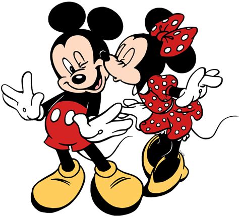 Minniemickeykissing2p Mickey E Minnie Love Png Clip Art Library