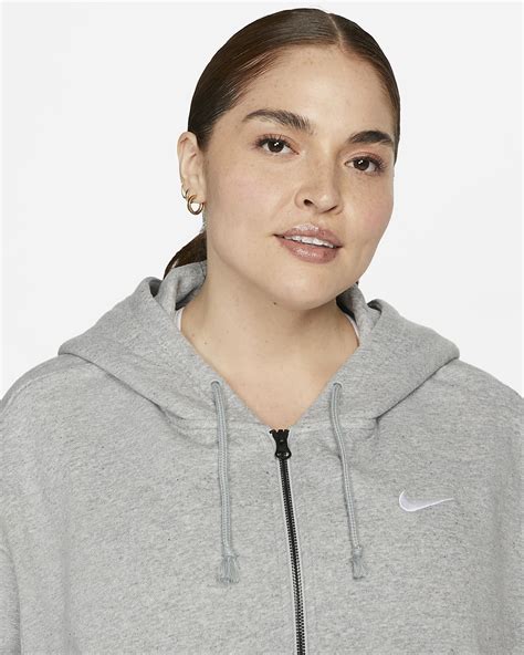 Nike Sportswear Essentials Womens Fleece Full Zip Hoodie Plus Size