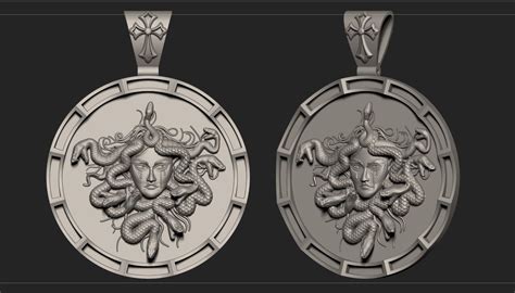 Medusa Bas Relief 3d 3d Model 3d Printable Cgtrader