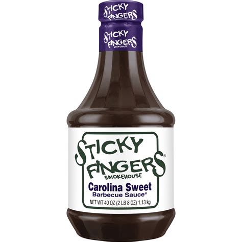 Sticky Fingers Barbecue Sauce Carolina Sweet 400 Oz