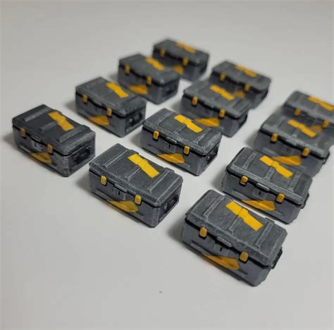 Stl File Pimp Crates Zombicide Modern Board Game・3d Print Object To