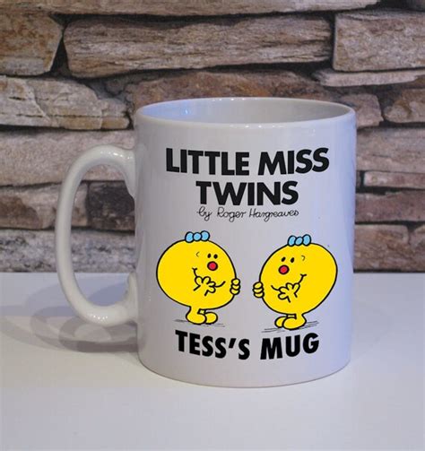 Two Personalised Little Miss Twins Mugs By Chlosattic On Etsy