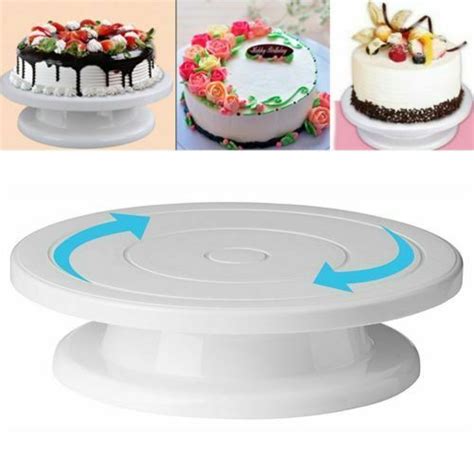 Turntable Revolving Rotating Cake Decorating 28 Cm Icing Display Stand